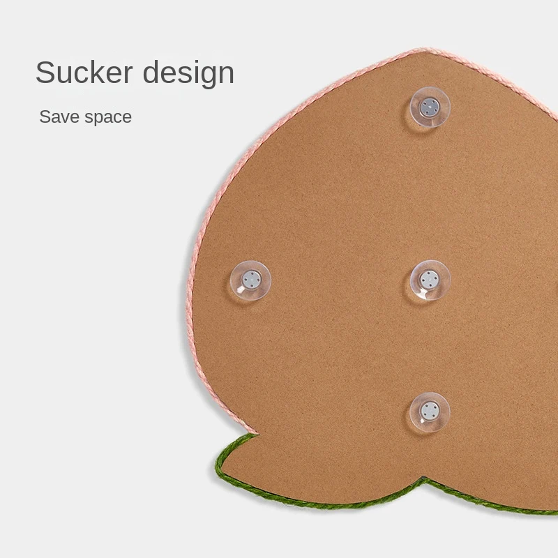 Sisal wear-resistant suction cup wall sticker cat scratching board, protects furniture, easy to install and use. — photo 3