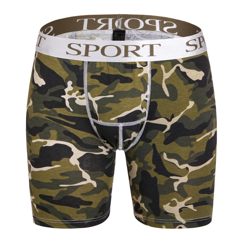 Cueca esportiva de algodão camuflada para corrida e fitness. Conforto e respirabilidade para seus treinos e atividades físicas. — foto 9