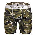 Cueca esportiva de algodão camuflada para corrida e fitness. Conforto e respirabilidade para seus treinos e atividades físicas. — foto 9