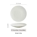 10 Inches Bright White