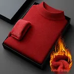 Men's half-collar wool sweater, winter warm, offering excellent warmth and comfort for cold weather, a stylish addition — photo 6
