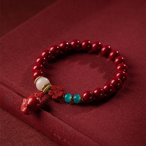 Title 2, Pulseira feminina com design simples de flor ve...