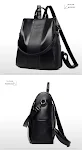 Zaino Donna Grande Capacità Pelle Morbida Borsa da Viaggio Ampia Spaziosa Comoda Elegante Resistente Perfetto per Viaggiare — foto 12