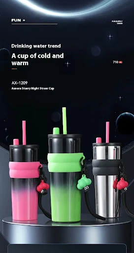 Title 4, Stainless Steel Large Capacity Vacuum Cup with ...
