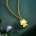 Colar Ano do Dragão Feminino Prata Esterlina Design Sofisticado Joia Charmosa Presente Ideal Amuleto da Sorte Elegância e Símbolo — foto 4