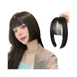 Peruca com franja feminina, simulação de corte princesa, doce e legal. Conjunto de peruca para um visual charmoso e moderno. — foto 10