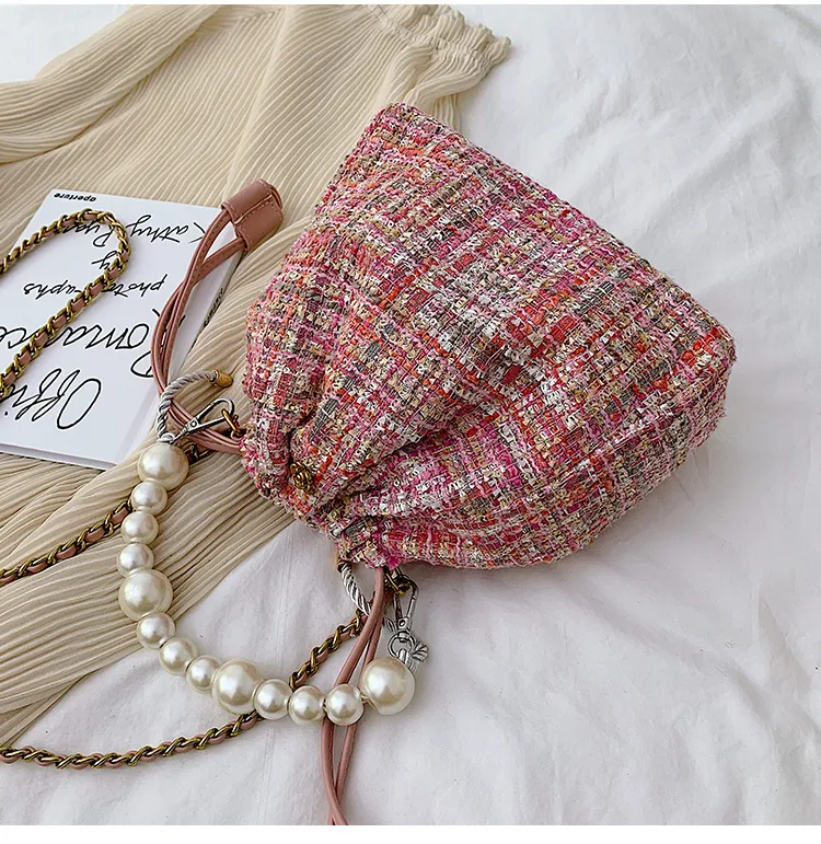 Title 15, Pearl chain bag for women Elegant and sophistic...