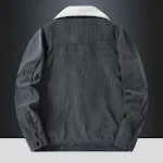 Cappotto in Velluto a Coste Uomo Inverno Ispessimento Giacca Calda e Spessa Capospalla Invernale Resistente al Freddo Comfort e Stile Classico — foto 1
