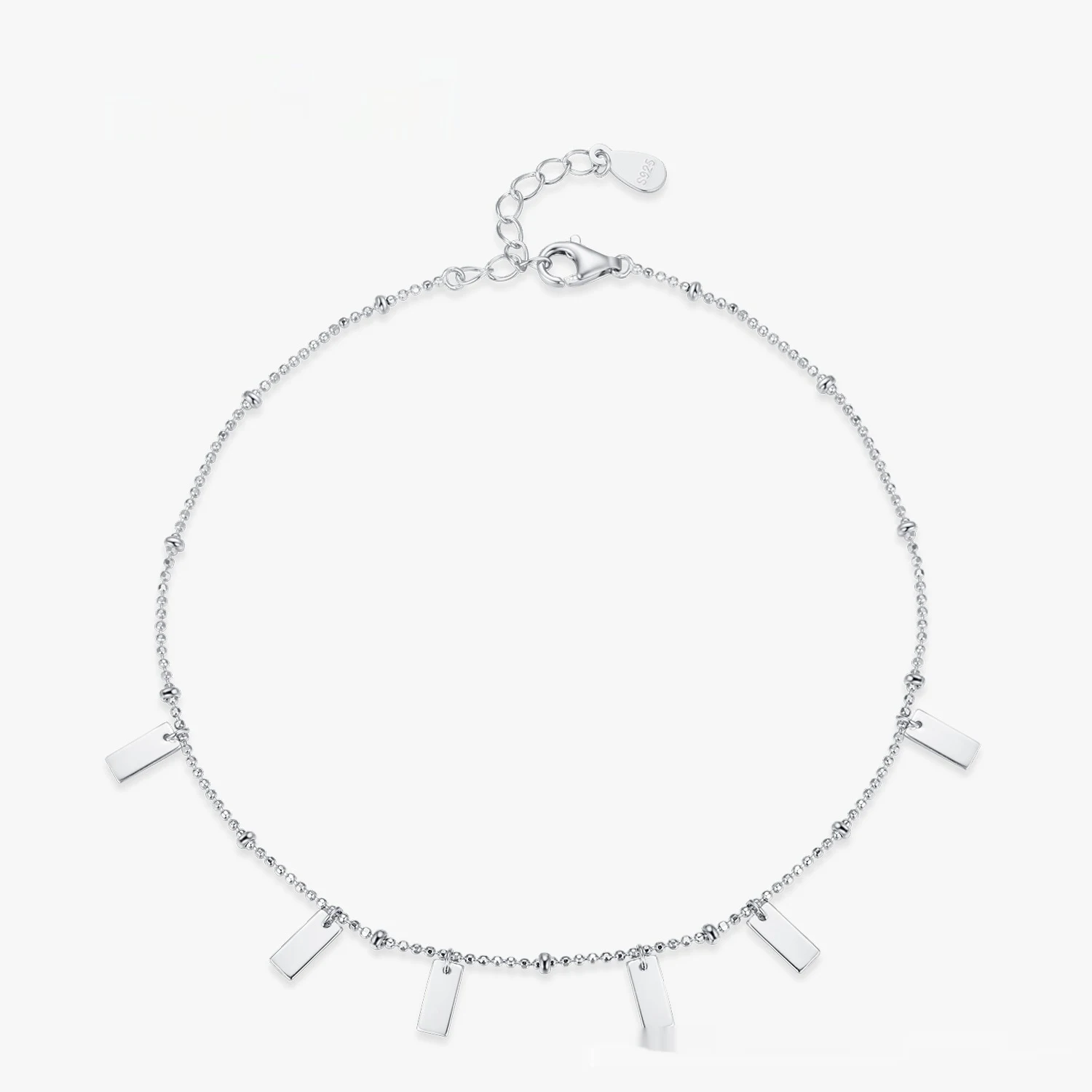 Pulseira feminina de prata esterlina design especial europeu e americano verão nova Adicione um toque de elegância ao seu visual com esta pulseira charmosa. — foto 10