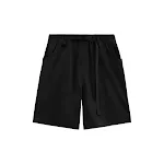 Solid Color Overalls Casual Fifth Pants Men Comfortable and stylish for everyday wear. Perfect for casual outings, provi — photo 2