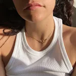 Colar feminino europeu e americano, combina com tudo e tem personalidade. Acessório perfeito para expressar seu estilo único e elegante. — foto 4