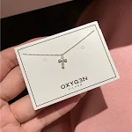 Exquisito Colar Mini Cruz Diamante Invisível, Elegância Sutil, Design Discreto, Brilho Deslumbrante, Perfeito para Presentear — foto 6