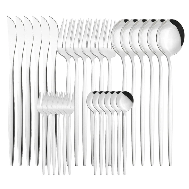 Title 1, Stainless Steel Cutlery Set Creative Hotel Coff...