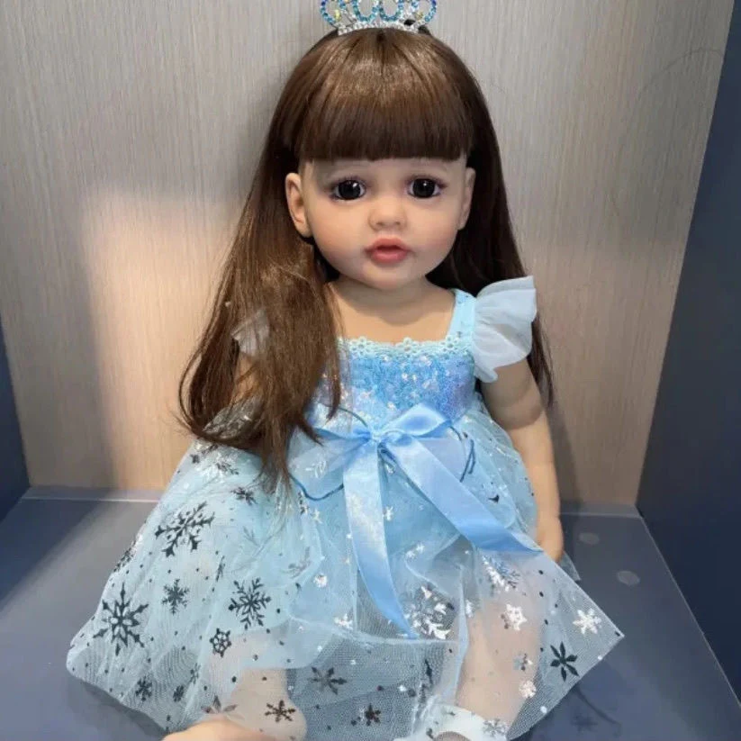 Title 6, New 55cm Full Plastic Simulation Doll for kids....