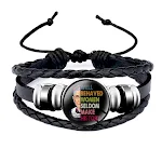 Pulseira trançada ajustável Tempo de Justiça Ginsburg Ruth Bader Ginsburg, celebra a juíza, design elegante e significativo. — foto 11