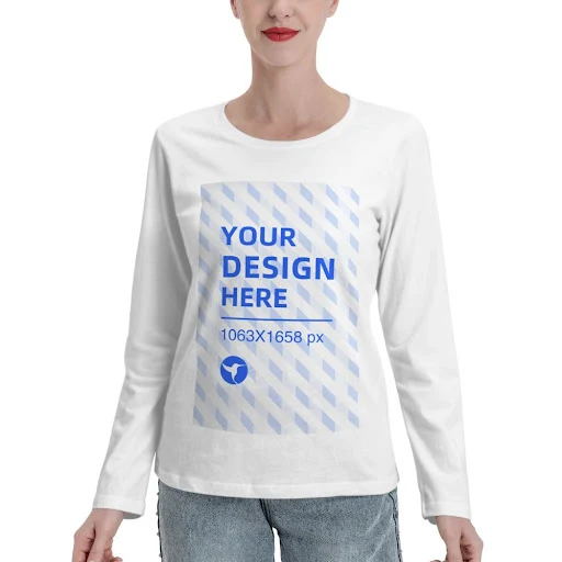 Title 4, Womens Long Sleeve Crew Neck T-Shirt