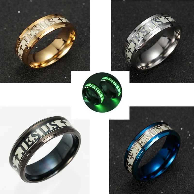Anel masculino de moda simples para presente de Páscoa. Um acessório elegante e moderno, perfeito para looks casuais e especiais. — foto 2