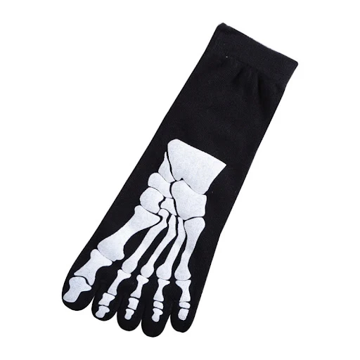 Title 8, Black and White Creativity Five Finger Socks, P...