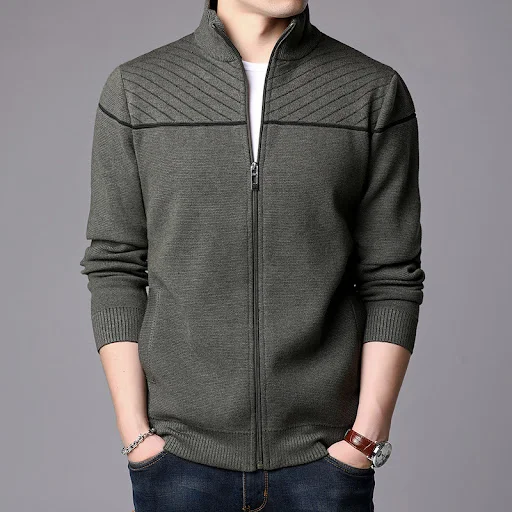 Title 2, Middle-aged and young casual sweater coat