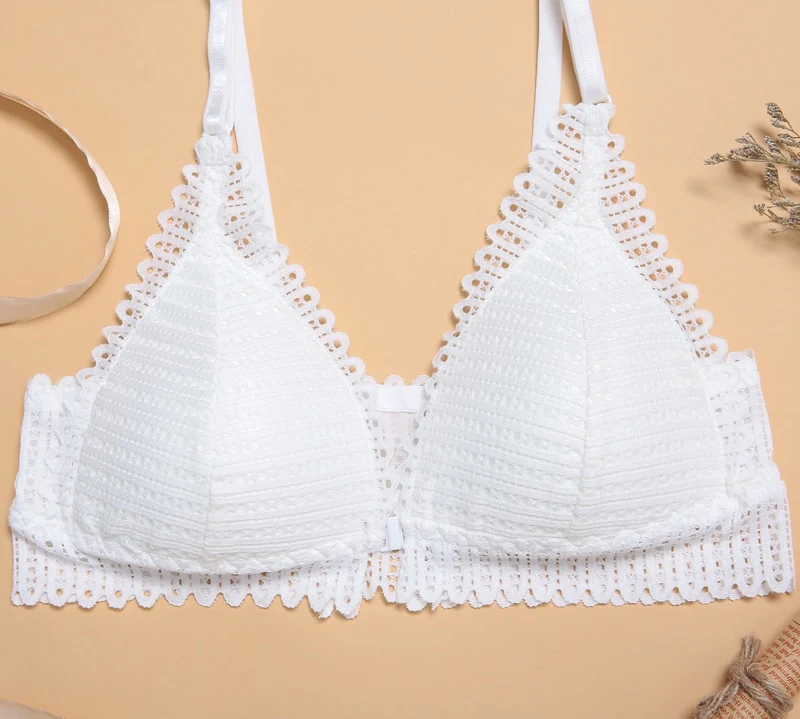 Title 5, Gathering bra with thin cup and backless design...
