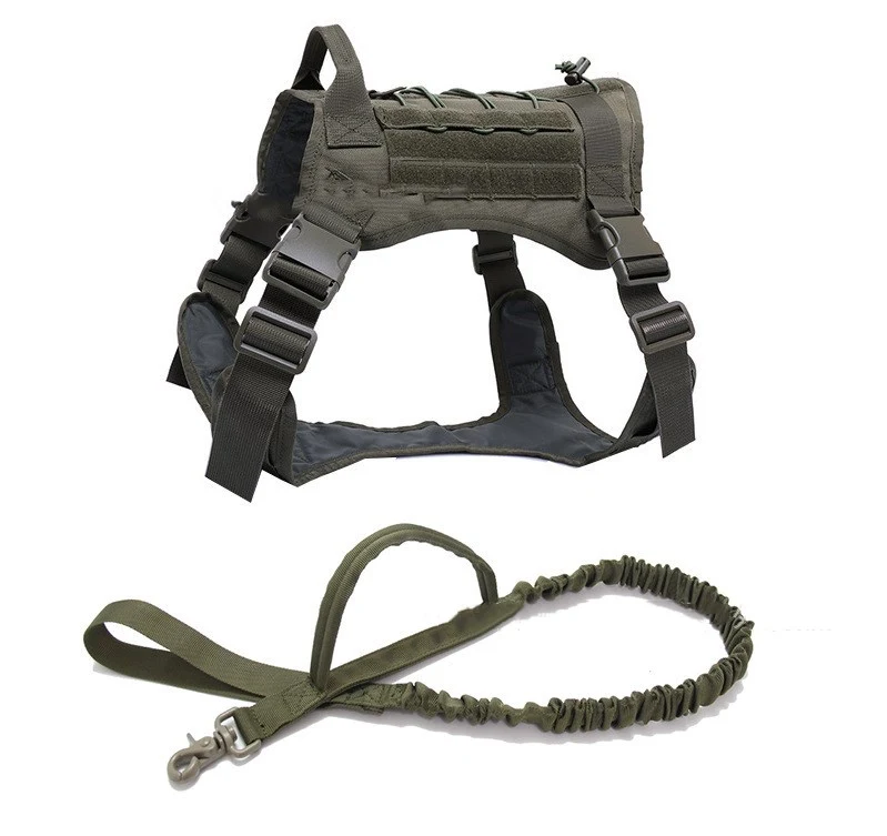 Title 2, Tactical training large dog chest harness for c...