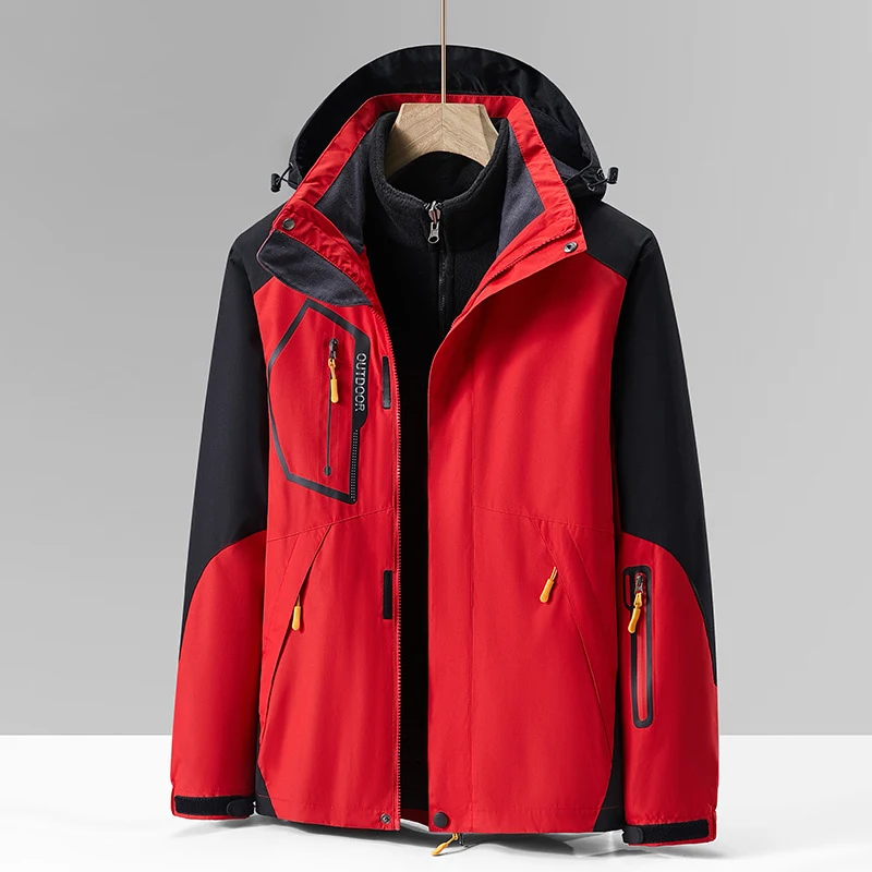 Three-in-one Outdoor Fleece Coat Thickened Mountaineering Clothing. Stay warm and comfortable during your outdoor advent — photo 14