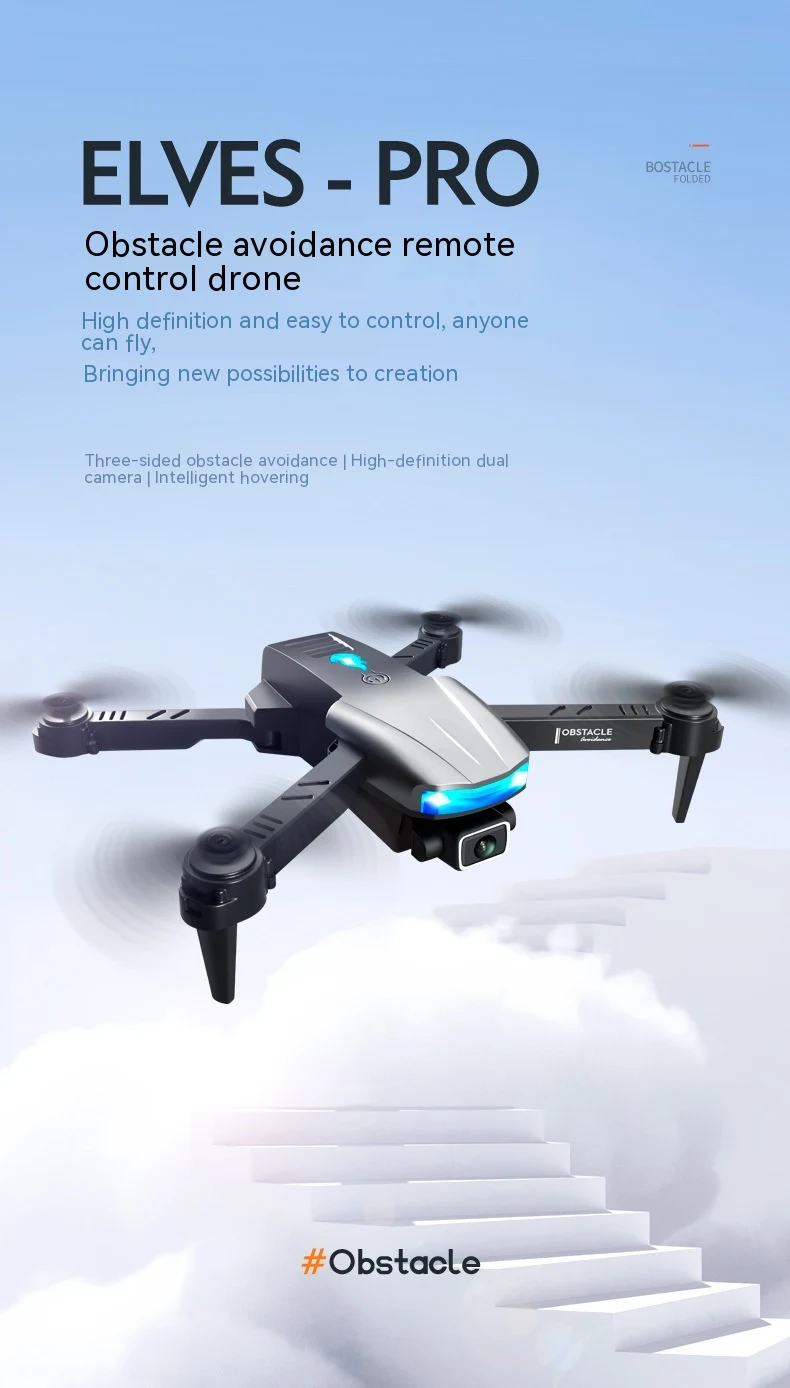 Drone S85 com Evitação de Obstáculos Tripla, Câmera Dupla 4K HD, Fotografia Aérea de Alta Definição, Quadrirotor para Voos Seguros. — foto 4