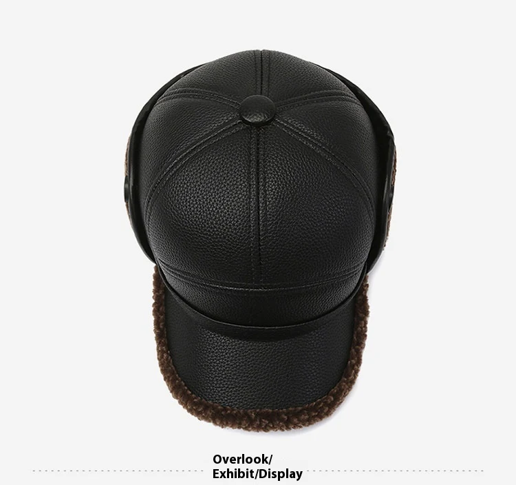 Title 8, Middle-aged and Elderly Mens Hats Ear Protecti...