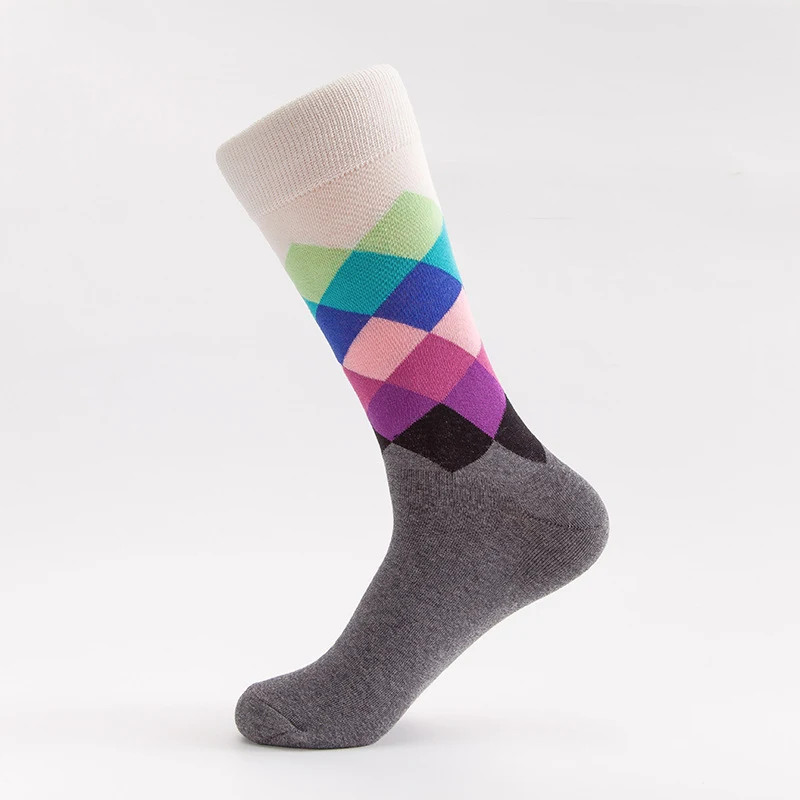 Shaping Sweat Absorbing And Deodorant Men's Trendy Long Hip Hop Cotton Socks — photo 5