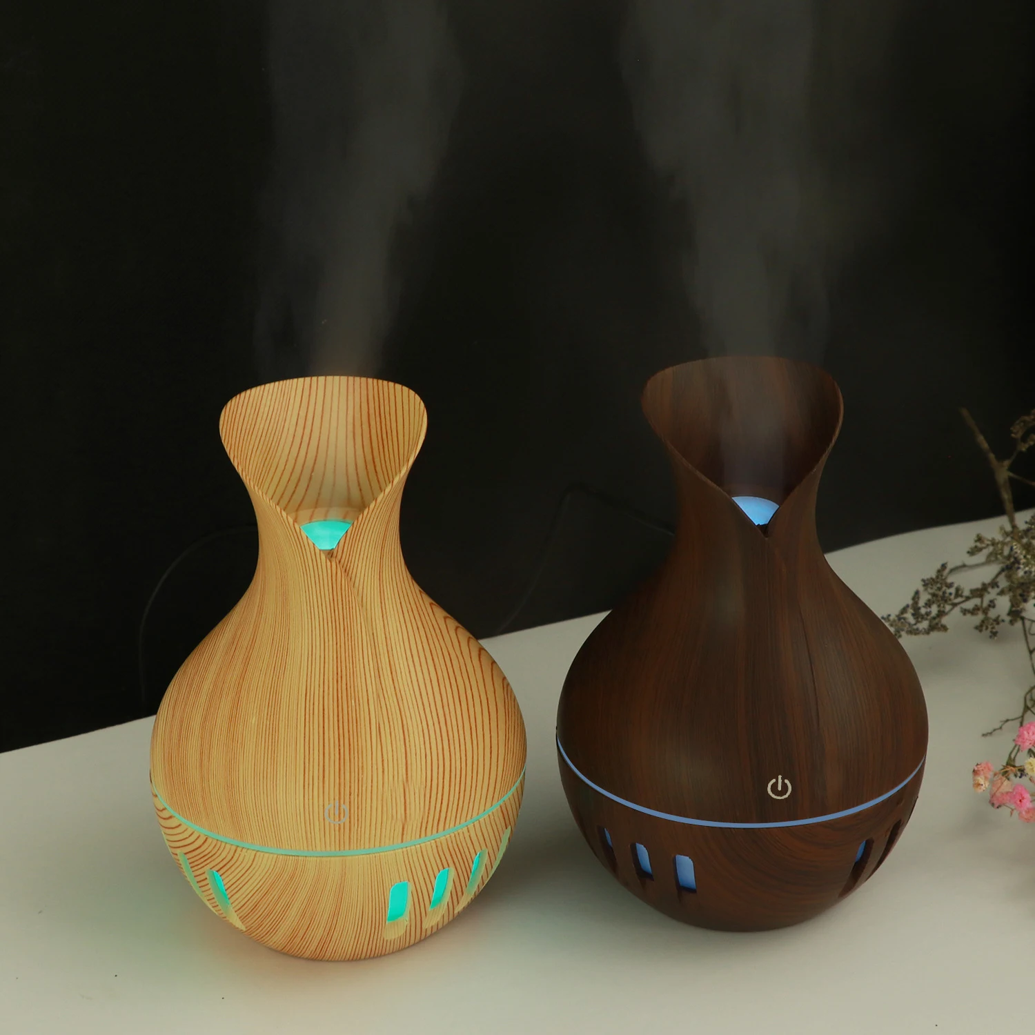 Title 1, Hollow Colorful Mini USB Humidifier Enjoy fresh...