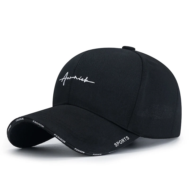 Women's Korean-style Letter Embroidered Peaked Cap Baseball Cap, a stylish and comfortable hat perfect for sun protectio — photo 3