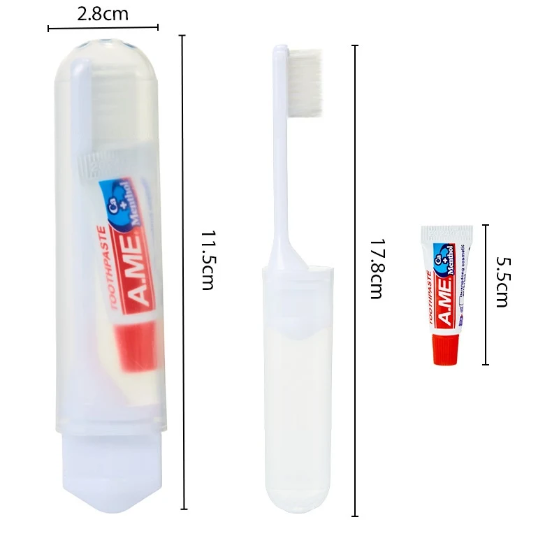 Portable Travel Foldable Toothbrush Non-disposable Compact and Hygienic Easy to Carry Perfect for Travel Maintains Excel — photo 2