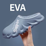 Waterproof EVA home slippers, warm plush indoor shoes for couples. Cozy and comfortable footwear for relaxing at home! — photo 16