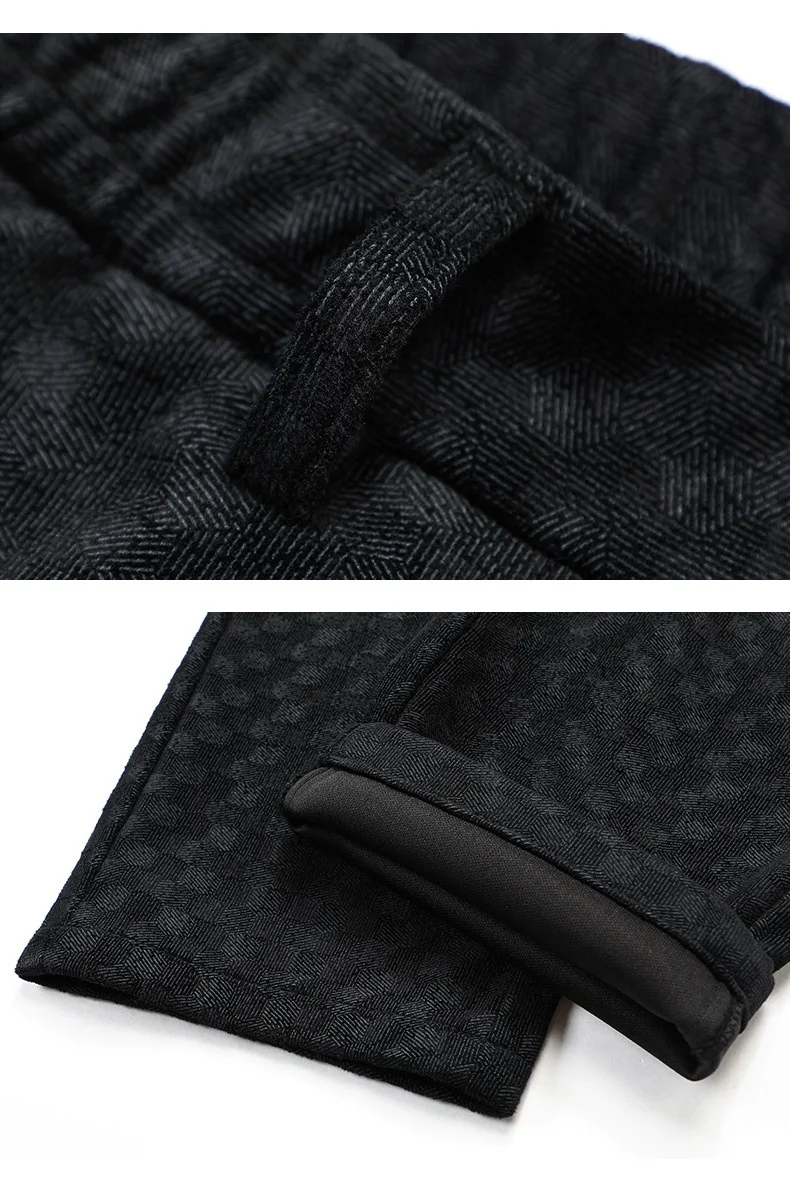 Title 13, Core Velvet Casual Straight Pants Men Comfortab...