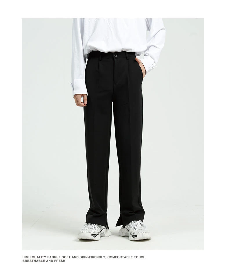 Title 11, High-quality split leg trousers designed for sh...