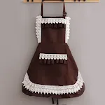 Lace Princess Apron Waterproof Breathable High Grade Work Apron, providing stylish protection and comfort for various ta — photo 3