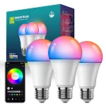 Smart Wifi Bluetooth Dimming and Color Changing Bulb. Easily control your lighting, create custom atmospheres, and save — photo 5