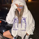 Moletom com capuz e zíper de esqueleto masculino. Conforto e estilo se unem! Perfeito para looks casuais e descontraídos. Design único e moderno. — foto 11