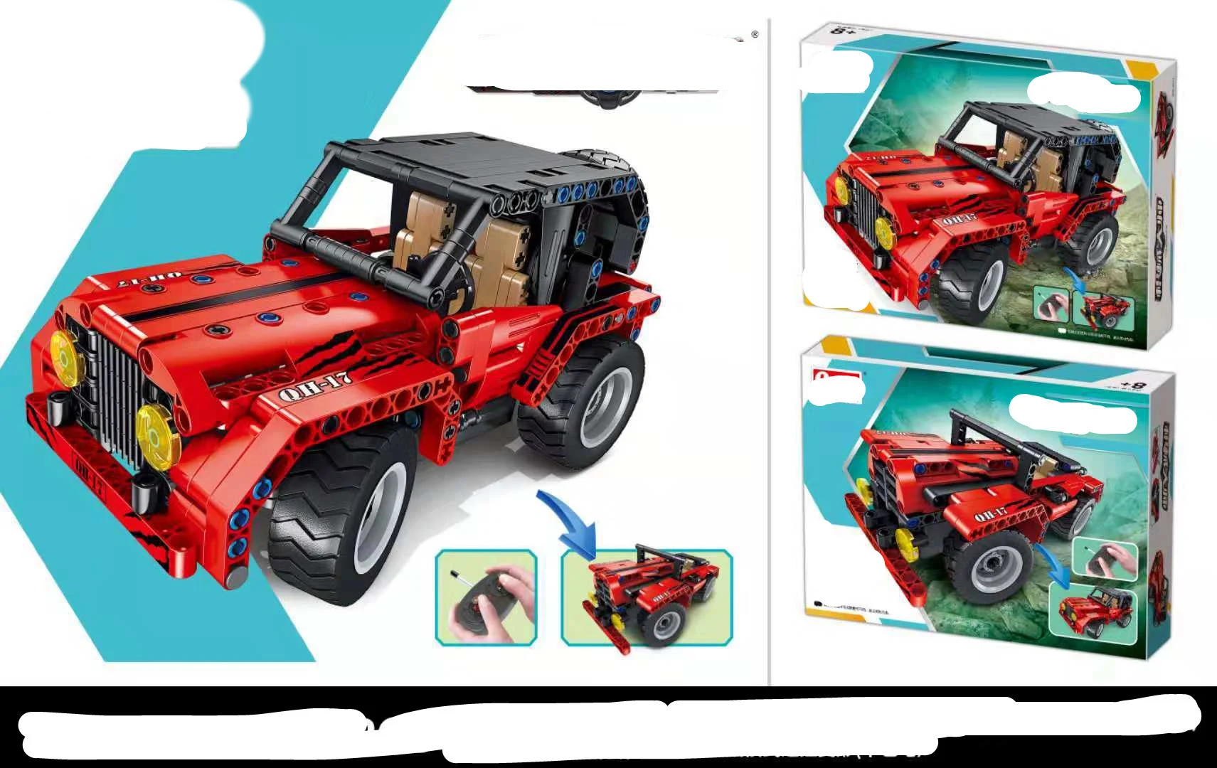Title 1, Carro de brinquedo modelo para montar com bloco...