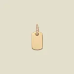 Square Plate Pendant