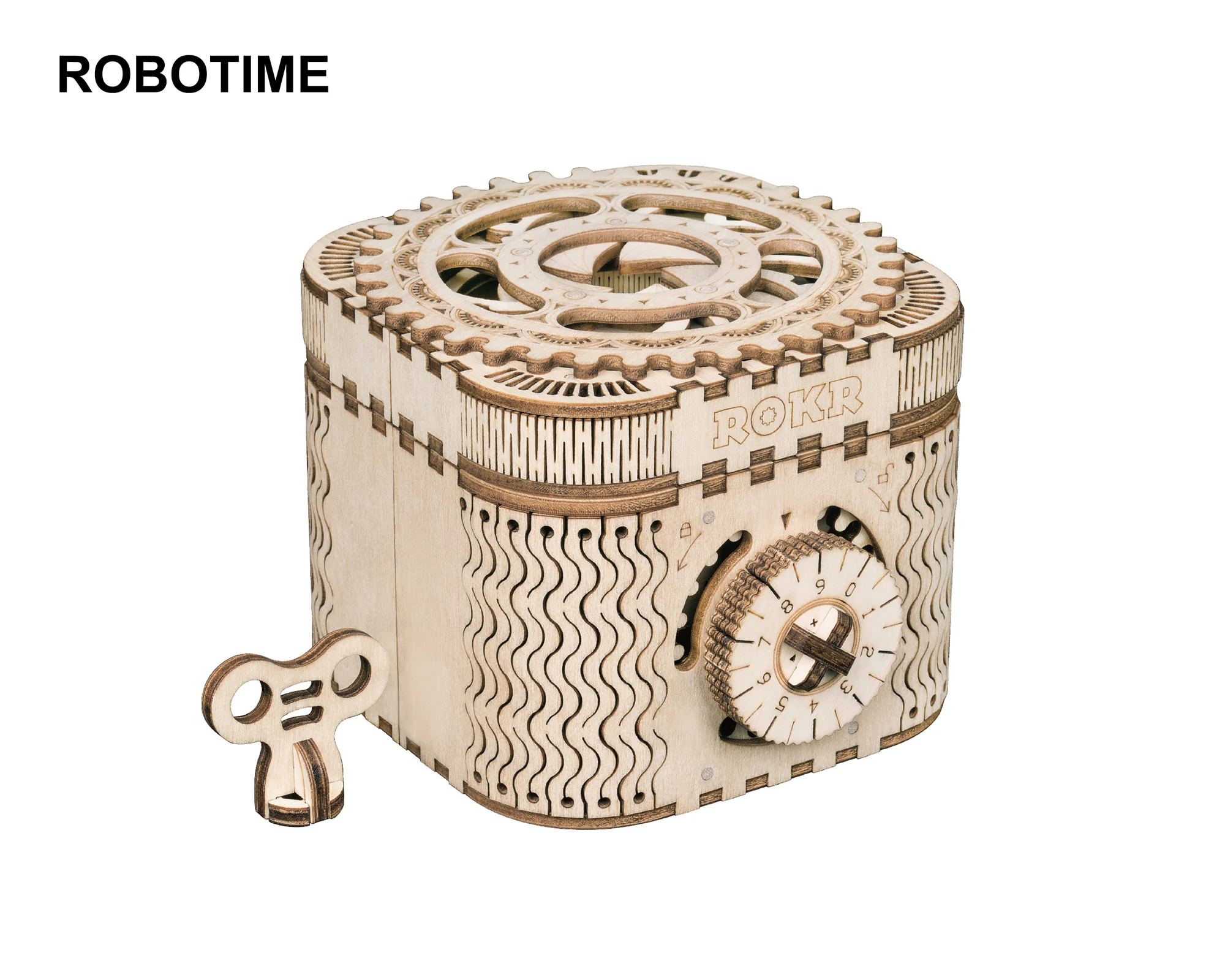 Robotime Rokr 123 Pcs Treasure Box Creative 3D Wooden Puzzle Game Assembly Toys Gift for Children Adults Teens DIY Fun — photo 7
