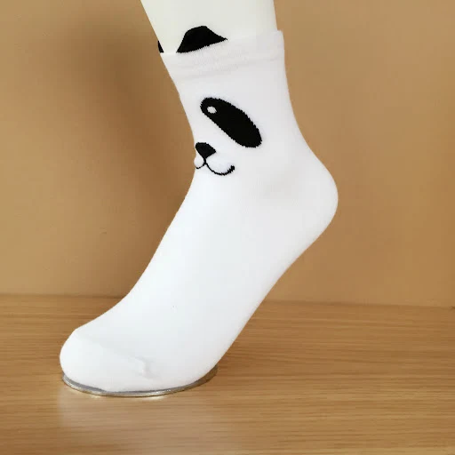 Title 2, Cartoon Black and White Grey Candy Bar Socks. K...
