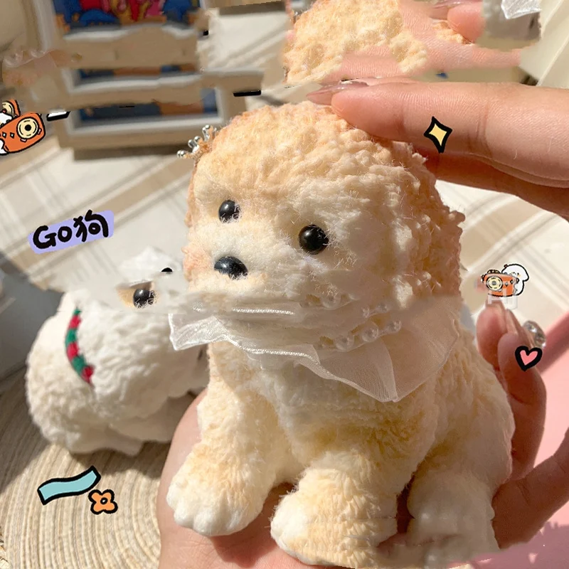 Title 2, Brinquedo de Apertar Poodle Grande Enfeite Pood...