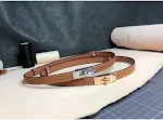 Brown Silver Buckle