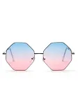 Blue and pink