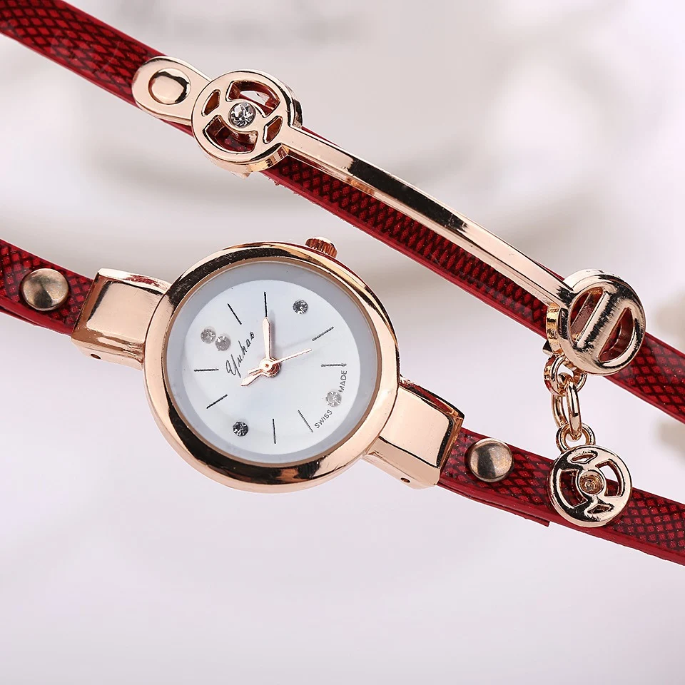 Title 1, Angel pendant bracelet watch with rhinestones, ...