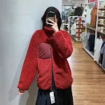 Heren- en damespaar winddicht polar fleece jack met lange mouwen — foto 7
