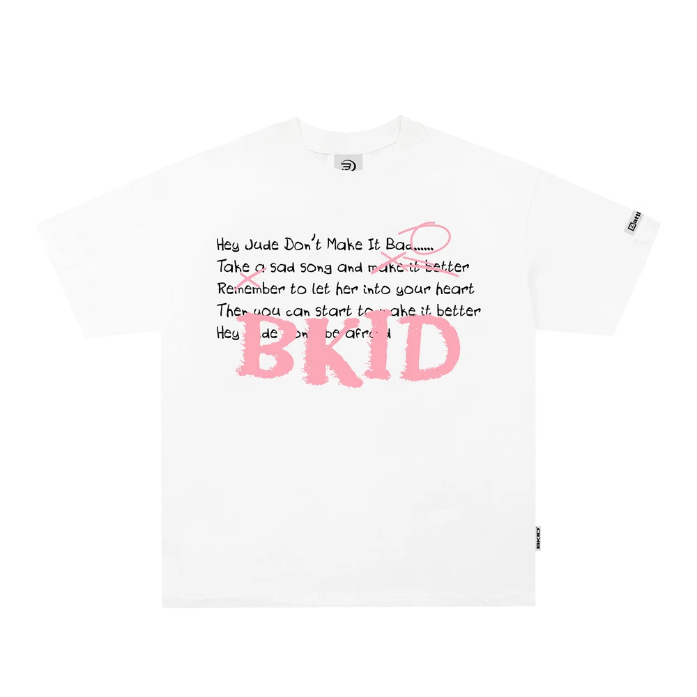 Title 7, Letter Printed Casual Short Sleeve European And...