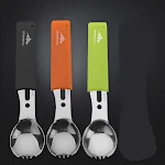 Outdoor Spoon Fork Knife Set Whistle Camping Tool. All-in-one solution for outdoor adventures. Lightweight, durable, and — photo 10