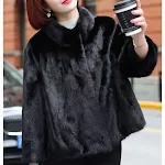 Fashion Casual Stand Collar Thickened Warm Mink Fur Short Coat offers cozy warmth and stylish flair. Perfect for winter, — photo 13